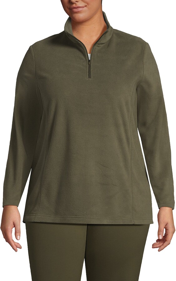 Lands' End Anyweather Fleece Quarter Zip Pullover
