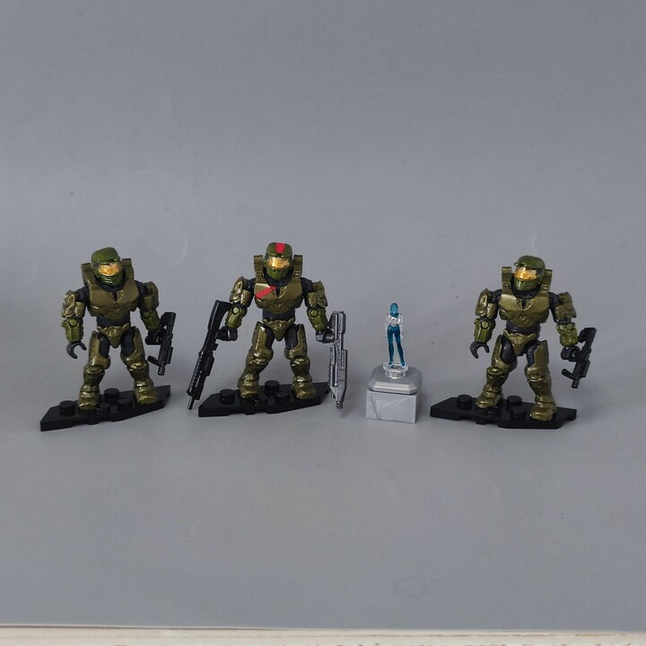 yaksanage Mega Bloks ODST Buck Brute Master Chief Hunter Pilot Loose Mini Action Figure Toy