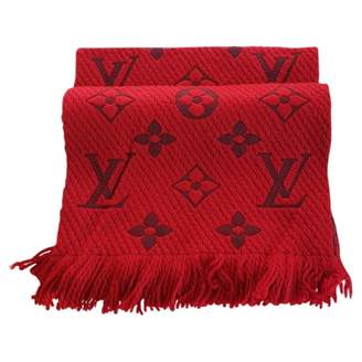 Louis Vuitton Red Wool Scarves