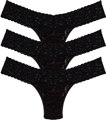 Hanky Panky Signature Lace? Low Rise Thong Three Pack