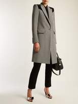 Thumbnail for your product : Givenchy Panelled Houndstooth Wool Coat - Womens - Black White