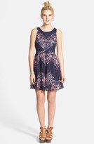 Thumbnail for your product : Fire Stretch Lace Skater Dress (Juniors)