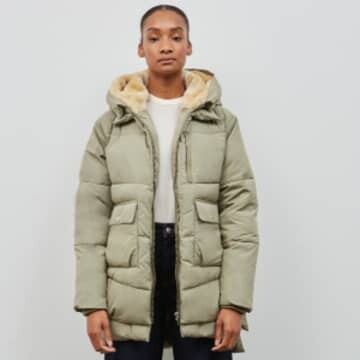 Embassy of Bricks and Logs Lyndon Puffer Jacket Pale - ShopStyle