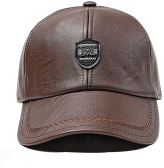 Uni-sex Wax Baseball LEATHER PEAK Cap Shooting Riding Outdoor 6 Colours One size 