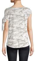 Thumbnail for your product : Red Haute One-Shoulder Camo Tee