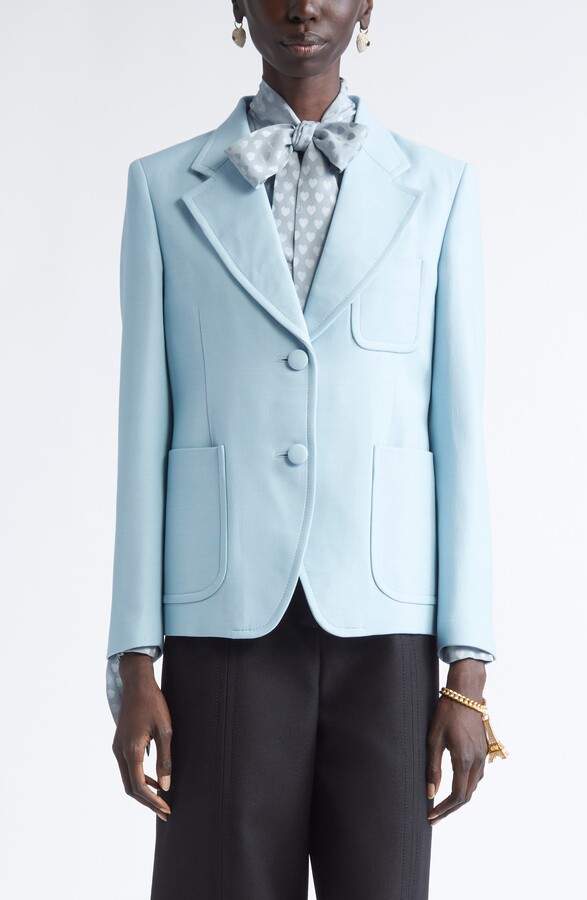 Valentino Garavani Solid Crepe Couture Sport Coat