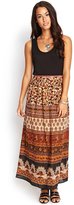 Thumbnail for your product : Forever 21 Contemporary Paisley Floral Maxi Skirt