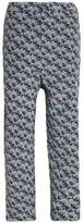 Thumbnail for your product : Marni Cropped Floral-print Silk Straight-leg Pants