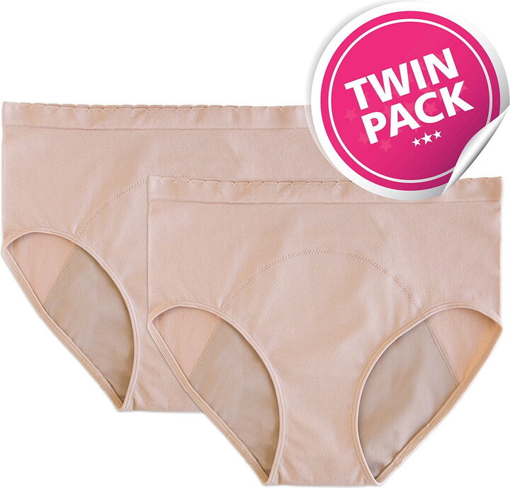StainFree Reusable Period Panty – 2 Pack Brief (XXL)