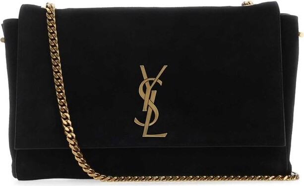 Saint Laurent Kate Small Reversible Suede and Leather Shoulder Bag