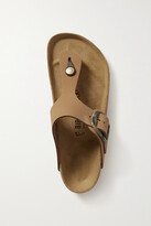 Thumbnail for your product : Birkenstock Gizeh Nubuck Sandals - Tan
