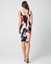 Thumbnail for your product : Le Château Abstract Print Woven Shift Dress
