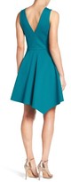 Thumbnail for your product : Adelyn Rae Women's Asymmetrical Ponte Fit & Flare Dress