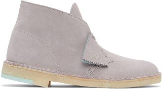 clarks gray boots