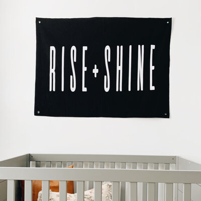 Zoomie Kids Asher Rise and Shine Banner