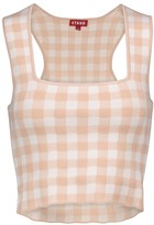 Thumbnail for your product : STAUD Trail gingham crop top