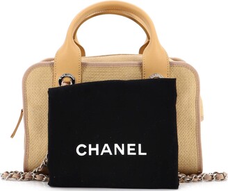 CHANEL, Bags, Chanel Deauville Nm Bowling Bag Small