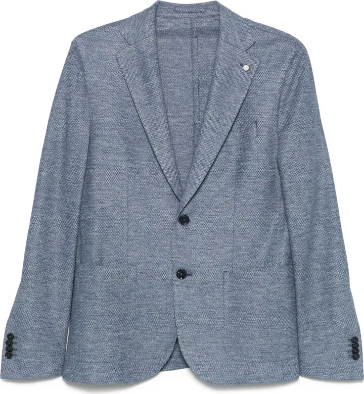 Luigi Bianchi Mantova Single-Breasted Blazer