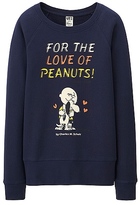 Thumbnail for your product : Uniqlo WOMEN Peanuts Sweat Long Sleeve Pullover
