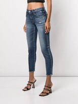Thumbnail for your product : Moussy Prichard mid-rise cropped jeans