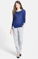 Thumbnail for your product : Halogen Stitch Stripe Sweater
