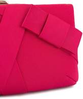 Thumbnail for your product : Paule Ka satin woven bow clutch