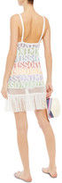 Thumbnail for your product : Missoni Mare Mare Mare Fringed Jacquard-knit Mini Dress
