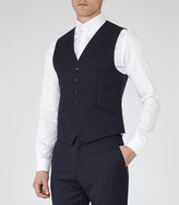 Thumbnail for your product : Reiss Martino W TEXTURED WAISTCOAT NAVY