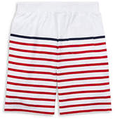 Thumbnail for your product : Ralph Lauren CHILDRENSWEAR Striped Cotton Jersey Shorts