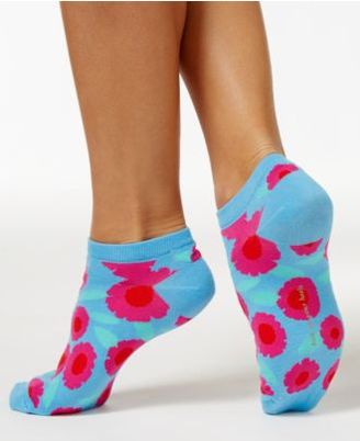 Kate Spade Tangier Floral No-Show Socks