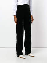 Thumbnail for your product : Blugirl velvet straight-leg trousers