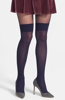 Thumbnail for your product : Via Spiga 'Peekaboo' Trompe l'Oeil Over-the-Knee Tights