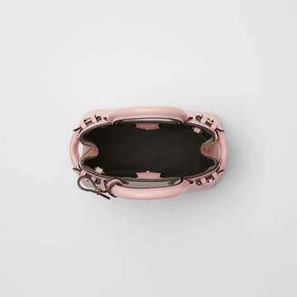 Burberry The Baby Banner in Leather and House Check