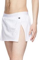 Thumbnail for your product : Rick Owens White Champion Edition Shorts
