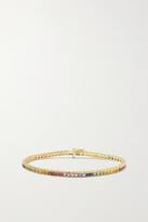 Thumbnail for your product : Mateo 14-karat Gold Sapphire Tennis Bracelet - one size