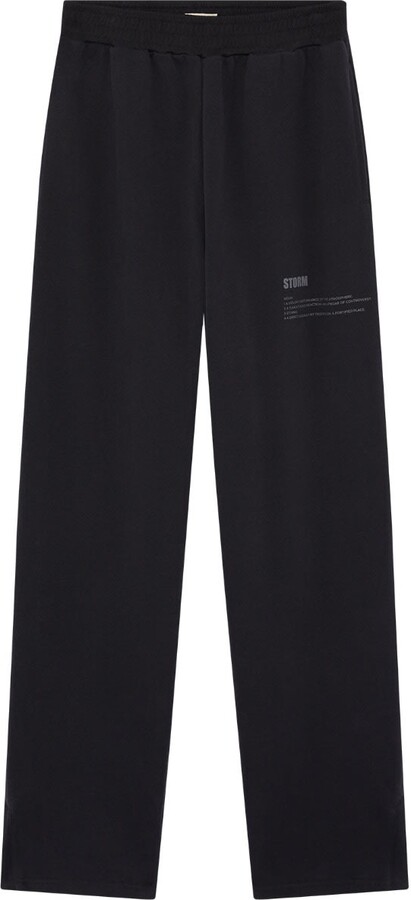 Storm Black / Blue The Essential Side Slit Sweatpants Midnight