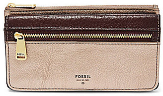 Fossil Preston Metallic Flap Wallet