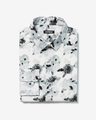 express mens floral dress shirts