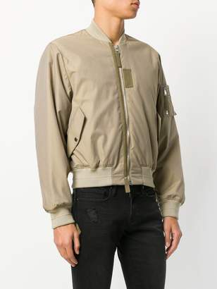 J.W.Anderson baseball card patch bomber jacket