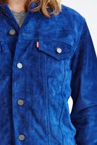 Thumbnail for your product : Levi's Cobalt Suede Trucker Jacket