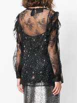 Thumbnail for your product : Moschino Boutique lace star blouse