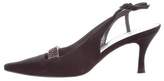 Thumbnail for your product : Stuart Weitzman Pointed-Toe Slingback Pumps