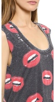 Thumbnail for your product : Chaser Red Lips Tank