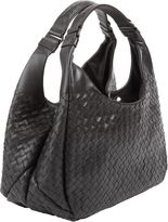 Thumbnail for your product : Bottega Veneta Intrecciato Campana Shoulder Bag-Black
