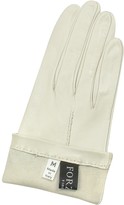 Thumbnail for your product : Forzieri Women's Ivory Unlined Italian Leather Gloves