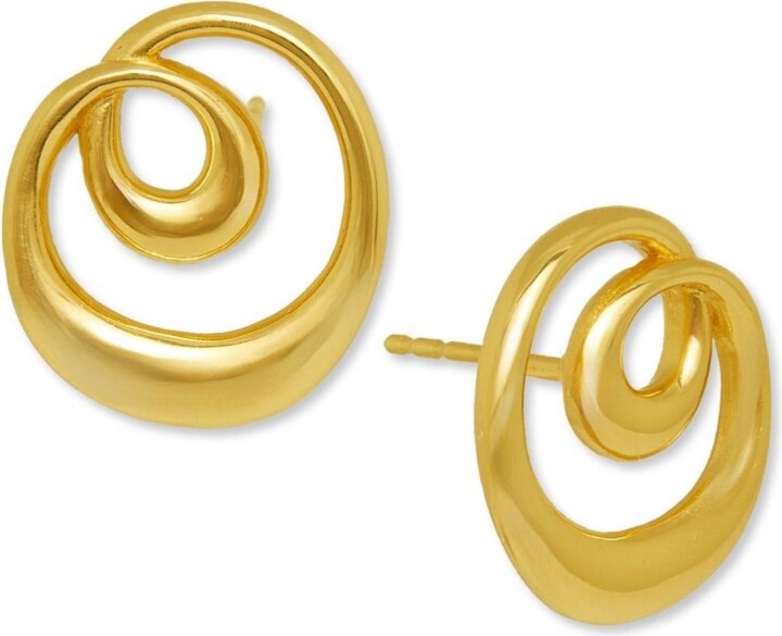 Ottoman Hands Dalia Twist Stud Earrings