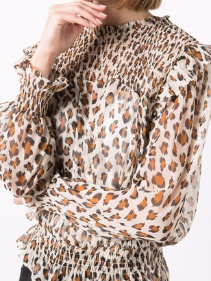Twin-Set Leopard Print Blouse