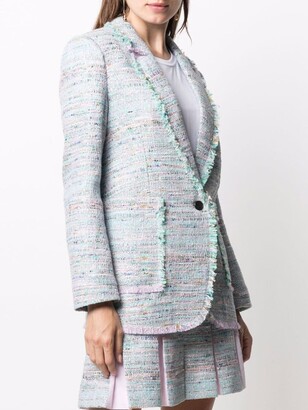 Karl Lagerfeld Paris Tweed-Boucle Jacket
