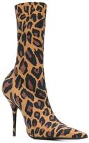 Thumbnail for your product : Balenciaga Knife Booties Leopard