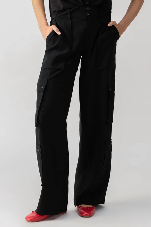 Sanctuary Otto Cargo Pants In Black